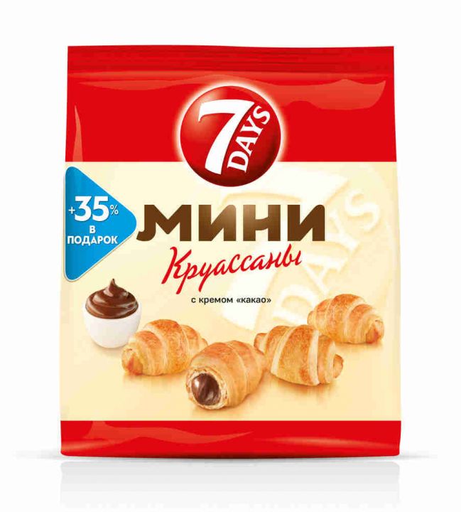Круассан 7 дней с кремом какао 300г Санкт- Петербург