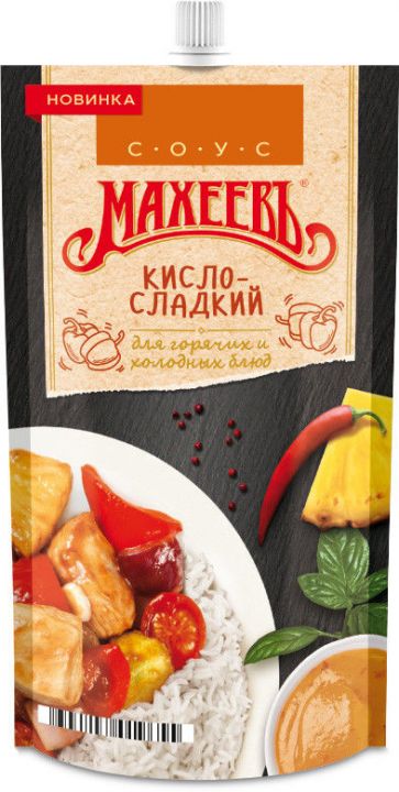 Соус деликатесный Махеевъ Кисло-сладкий 230г д/п