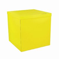 Желтая коробка для шаров 60*60