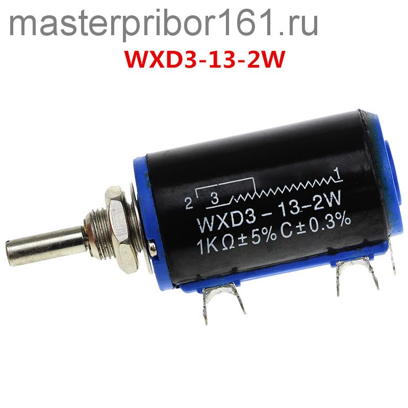 Потенциометр многооборотный WXD3-13  4.7 кОм
