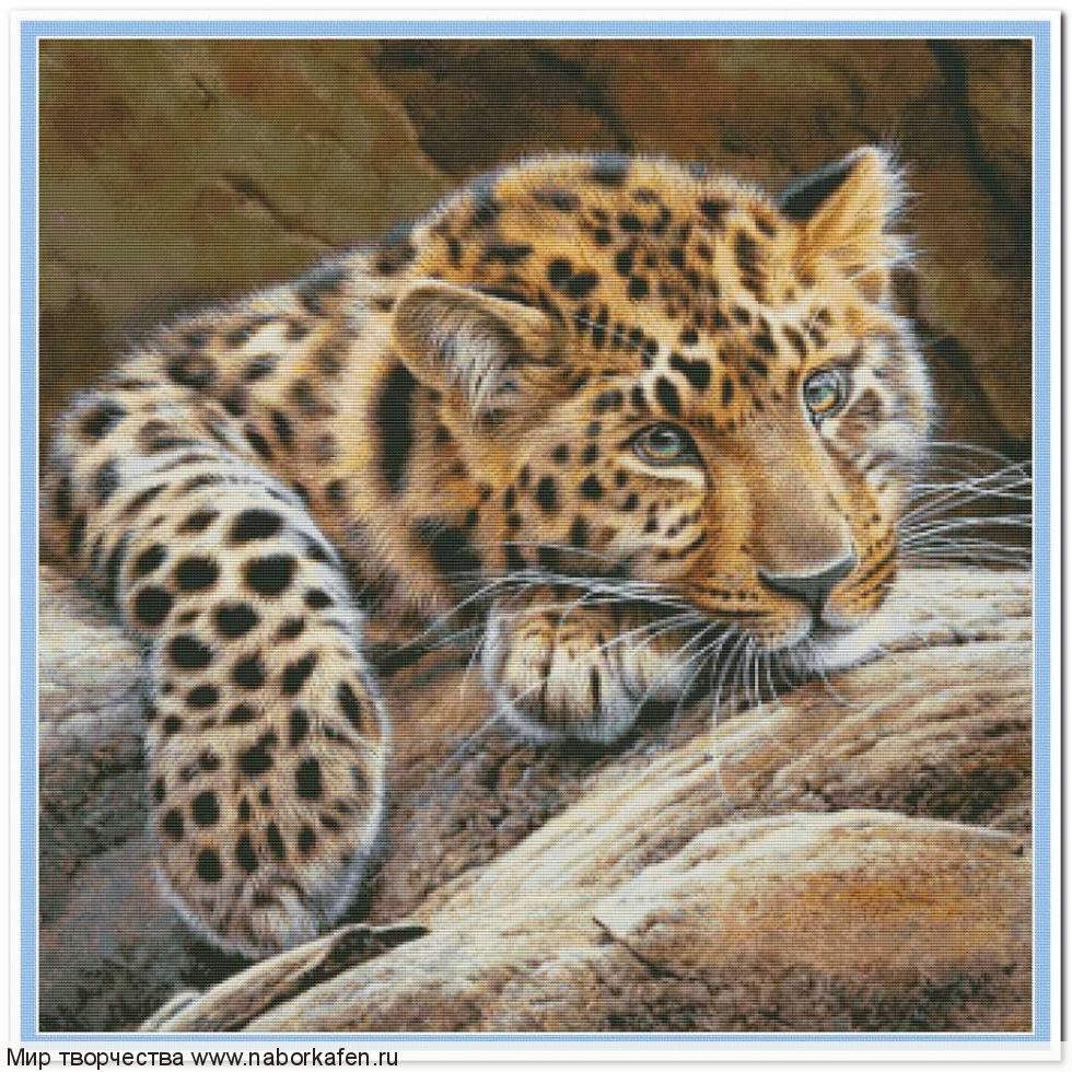 Набор для вышивания "00416 Маленький леопард"