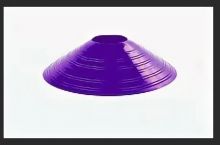 Конус для разметки поля футбольный  фишка фиолетовый