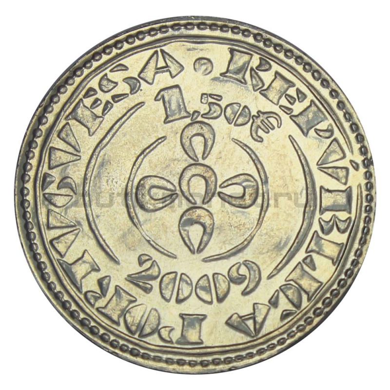 1 1/2 евро 2009 Португалия Морабитино Короля Саншу II