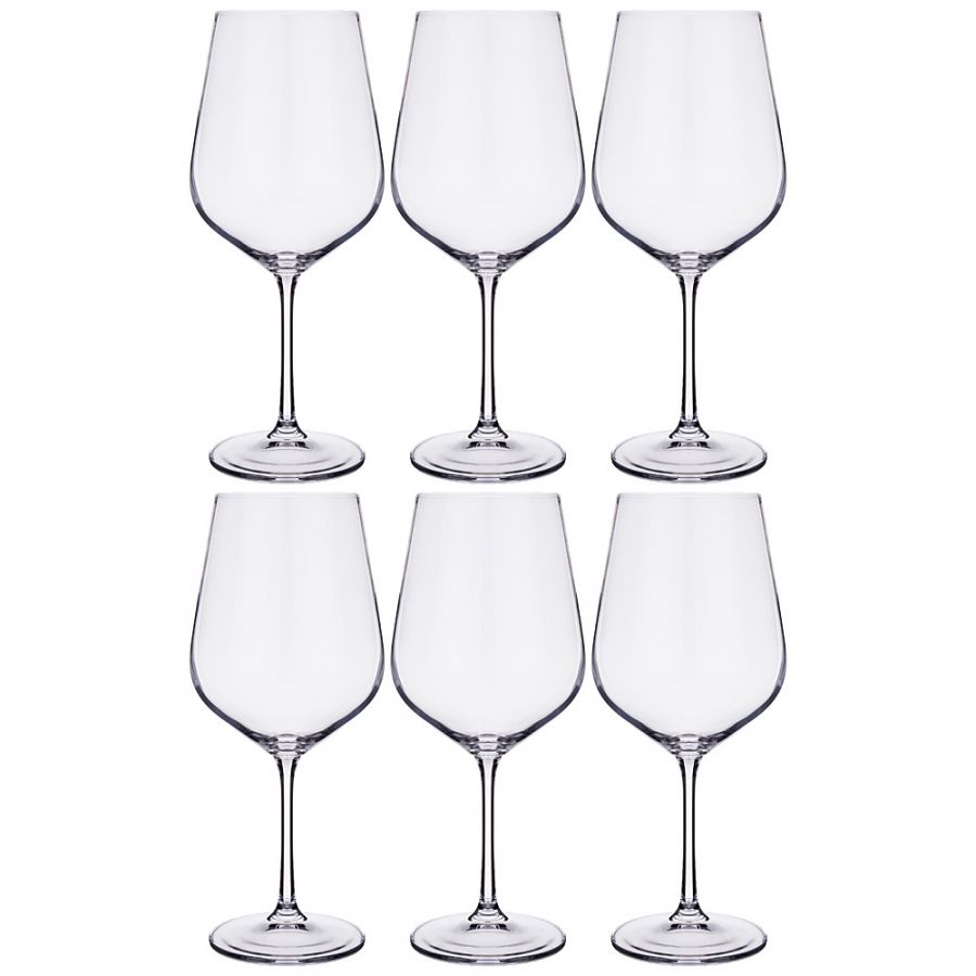 Набор бокалов для вина из 6 шт. "Dora/strix" 580 мл h=23 см