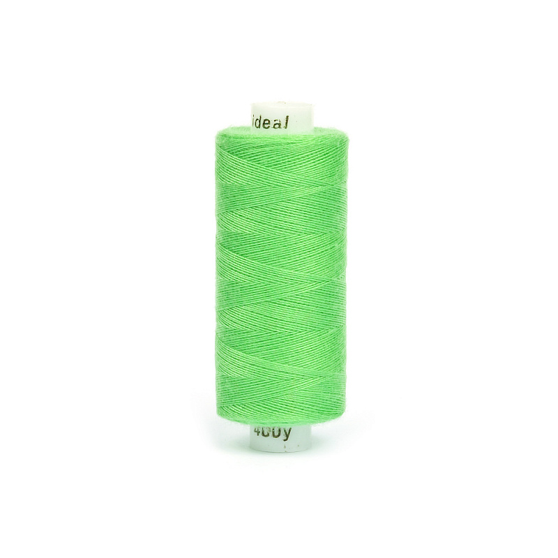 Швейная нить универсальная IDEAL 366 метров Разные зеленые оттенки 40/2.IDEAL. зеленые