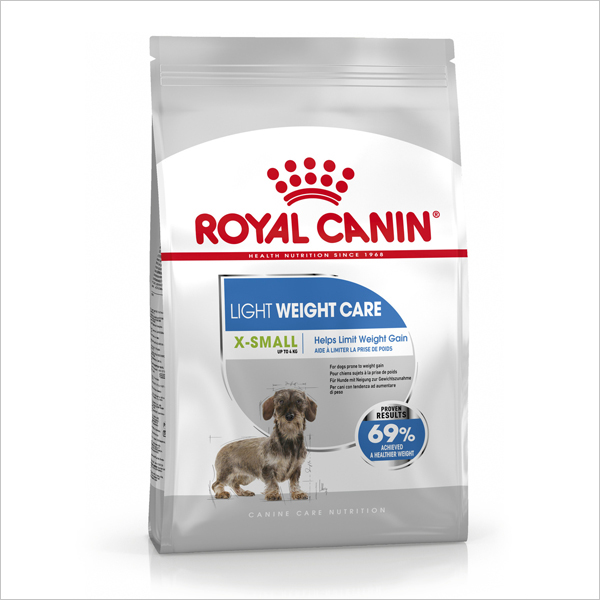 Сухой корм для собак малых пород Royal Canin X-Small Light weight care с избыточным весом