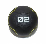 Мяч тренировочный черный 2 кг FitTools FT-UBMB-2