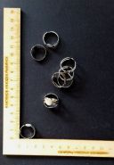 основа для кольца с площадкой диаметром 8 мм металл/серебро