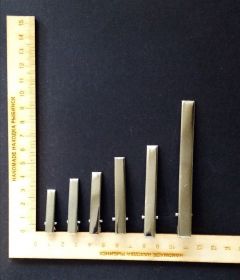 заколка-основа-зажим длина 95 мм металл/серебро