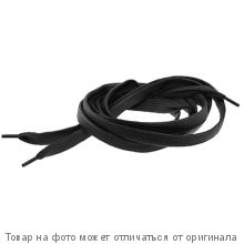 Шнурки ПЭС-4мм 110см черные (пара)