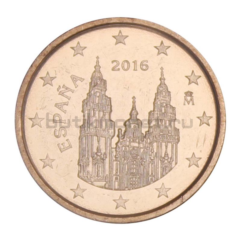 1 евроцент 2016 Испания