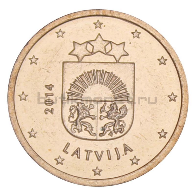2 евроцента 2014 Латвия