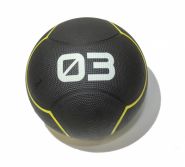 Мяч тренировочный черный 3 кг FitTools FT-UBMB-3