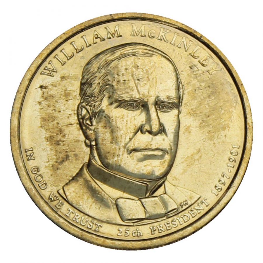 1 доллар 2013 США Уильям Мак-Кинли (Президенты США)