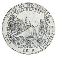 25 центов 2019 США Дикая местность - Река Фрэнк Черч (Айдахо) S