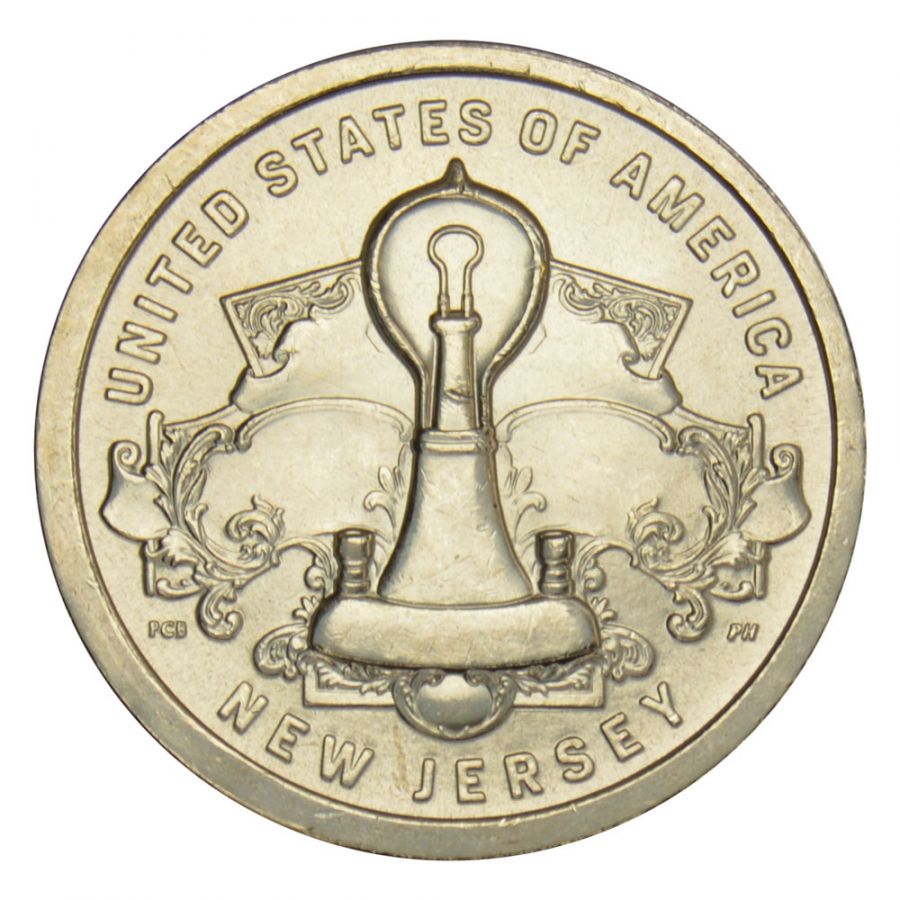 1 доллар 2019 США Лампа накаливания (Американские инновации)