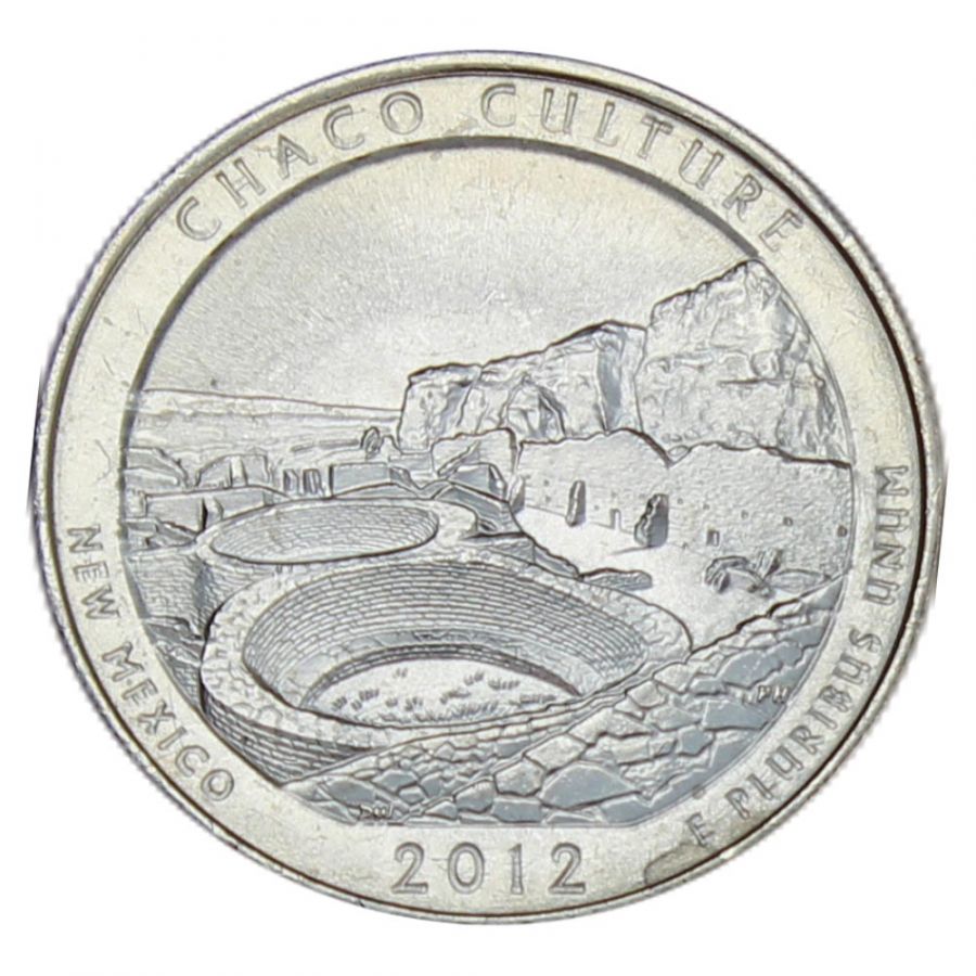 25 центов 2012 США Национальный исторический парк Чако P