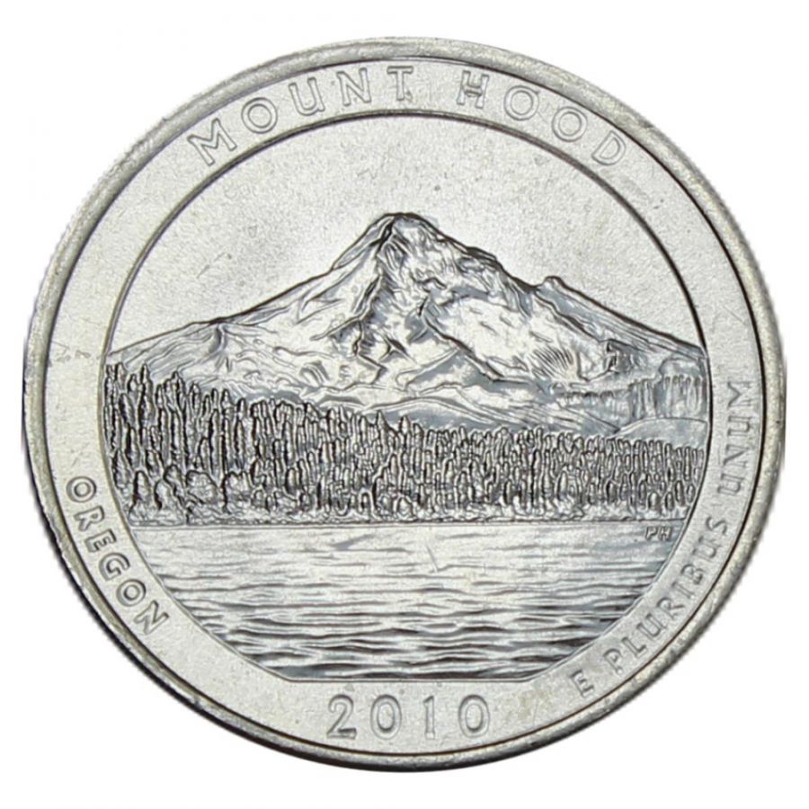 25 центов 2010 США Национальный лес Маунд Худ P