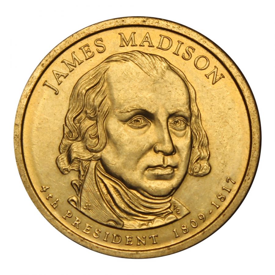 1 доллар 2007 США Джеймс Мэдисон (Президенты США)