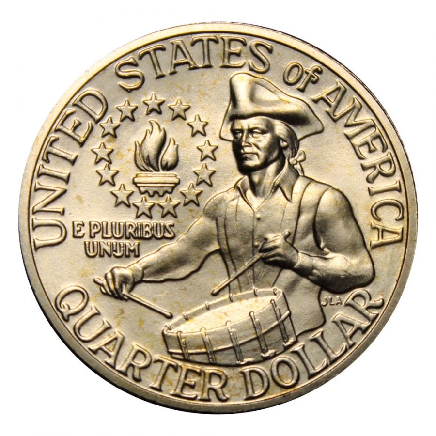 25 центов 1976 США 200 лет независимости S