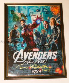 Автографы: Мстители / The Avengers, 2012. 7 подписей