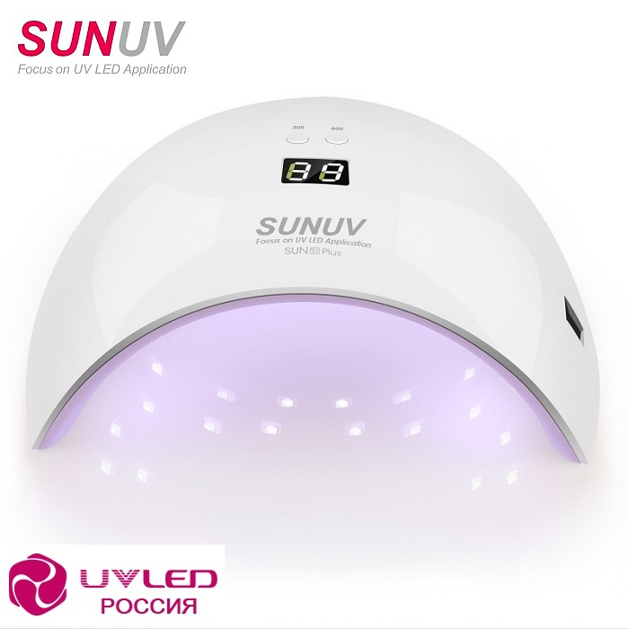 ' UV/LED лампа SUN 9X Plus, 36 Вт. (White)