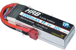 Аккумулятор Li-Po HRB 2200мач 30с
