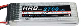 Аккумулятор Li-Po HRB 2700мач 10с