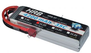 Аккумулятор Li-Po HRB 4200мач 35с