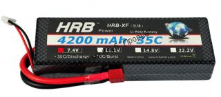 Аккумулятор Li-Po HRB 4200мач 35с БОКС