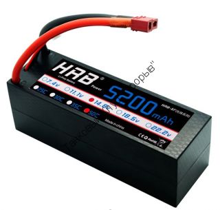 Аккумулятор Li-Po HRB 5200мач 50с БОКС