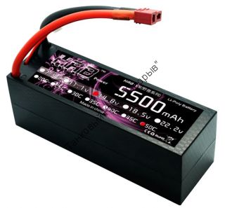 Аккумулятор Li-Po HRB 5500мач 50с БОКС