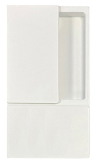 Дверная ручка для двери купе AGB WAVE (Белый) В30000.01.FM