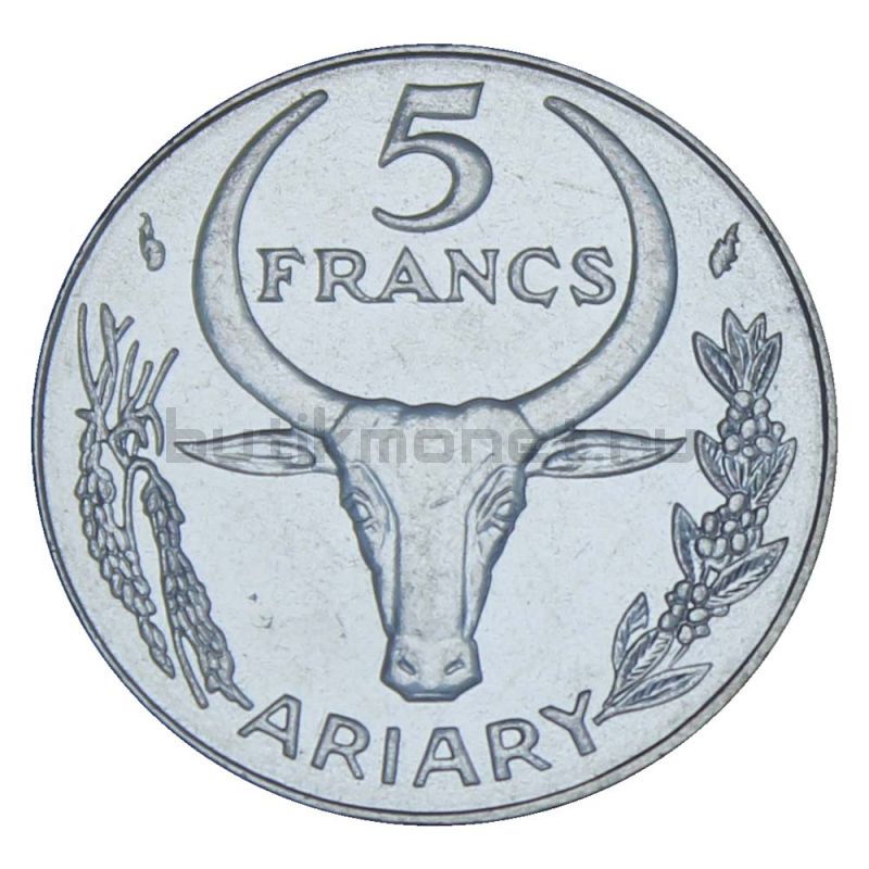 5 франков 1984 Мадагаскар