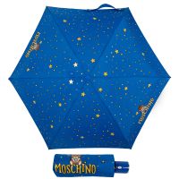 Зонт складной Moschino 8323-compactF Toy Constellation Sky blue