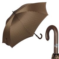Зонт-трость Pasotti Esperto Classic Pelle Atene Marrone