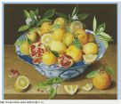 Набор для вышивания "00184 Лимоны, апельсины и гранаты"