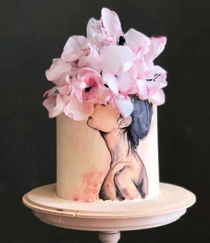 Вебинар «Рисунок девушки на торте» (Юлия Припутнева)