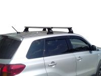 Багажник на крышу Suzuki Vitara 2015-..., Lux, аэродинамические дуги (53 мм)