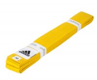 Пояс для единоборства Adidas club жёлтый, длина 320 см, артикул adiB220-YL