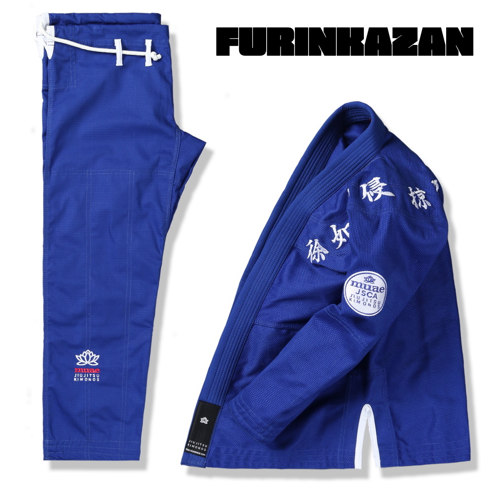 Кимоно Muae "Furinkazan" Blue