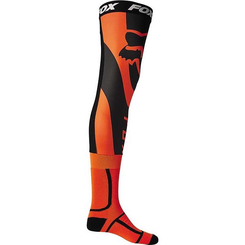 Fox Mirer Knee Brace Sock Flo Orange (2022) чулки под наколенники