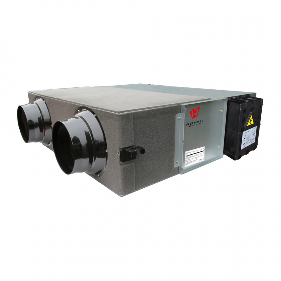 Приточно-вытяжная установка Royal Clima SOFFIO UNO RCS-800-U, 799 м3/ч, 3 скорости вентилятора