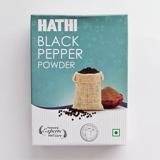 Перец черный молотый | Black pepper | 50 г | HATHI MASALA