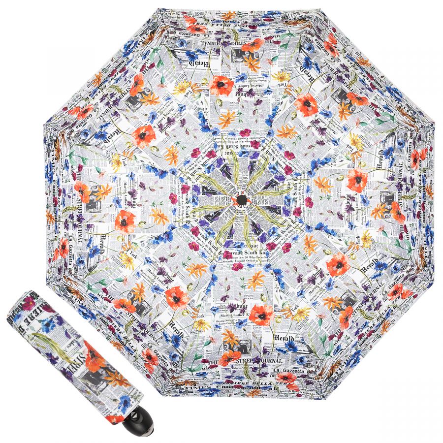 Зонт складной Emme M501-OC News Flowers