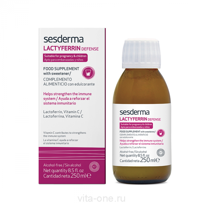 LACTYFERRIN DEFENSE – БАД к пище Лактиферрин для беременных Sesderma (Сесдерма) 250 мл