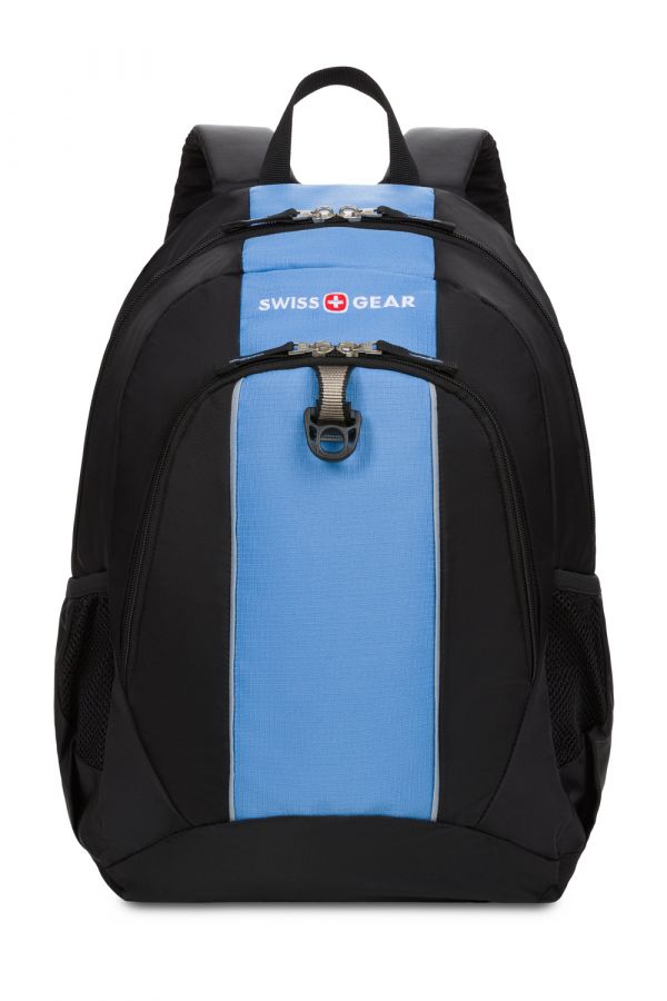 Рюкзак Swissgear, черный/голубой, 32х14х45 см, 20 л, (SA17222315)