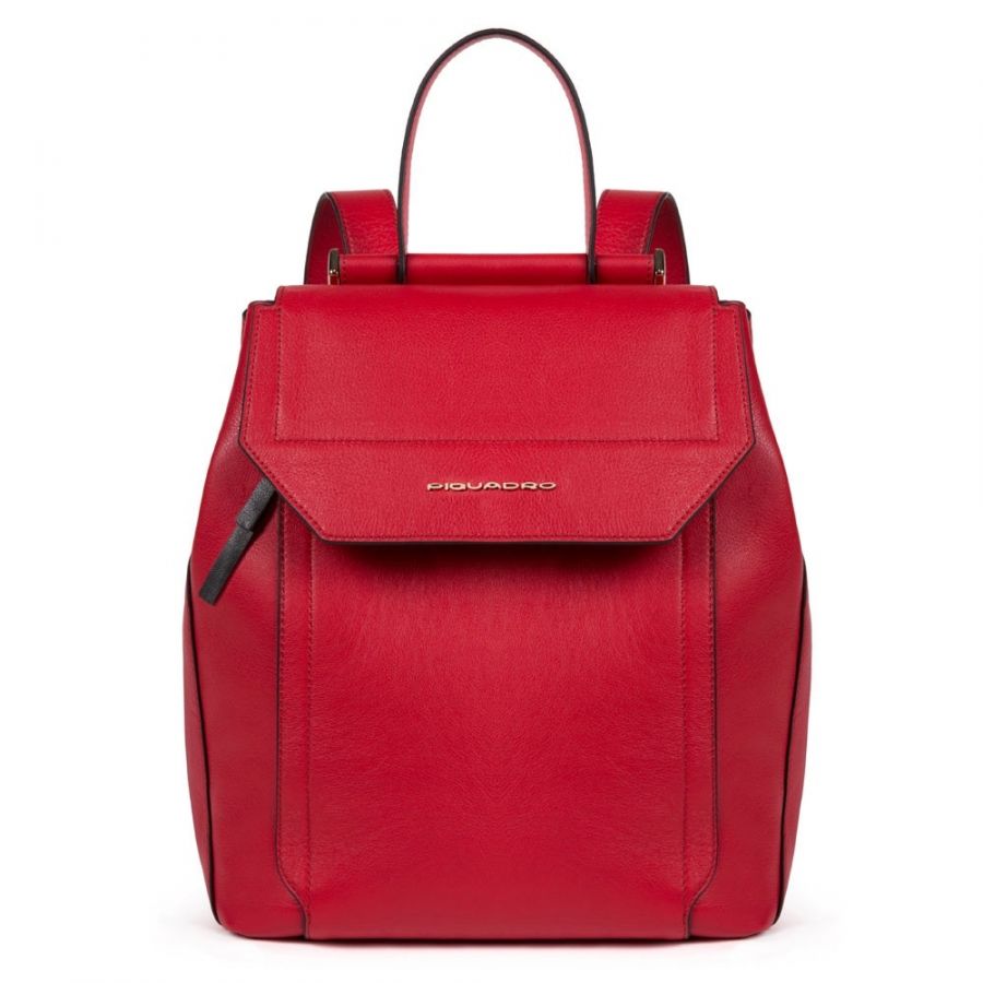 Женский кожаный рюкзак Piquadro CA4579W92/R3 ярко красный