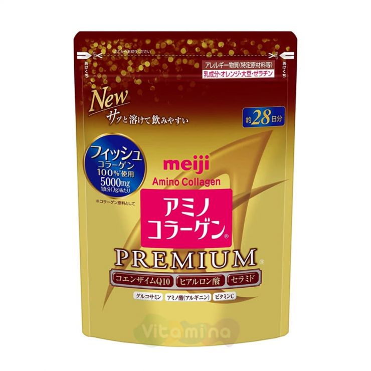 Meiji Amino Collagen Premium (Амино Коллаген), 200 гр.