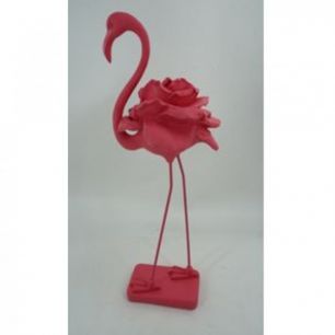 Статуэтка Flamingo, коллекция "Фламинго" 26*63*23, Полирезин, Розовый